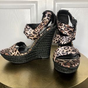 Charlotte Russe Cheetah Print Wedges